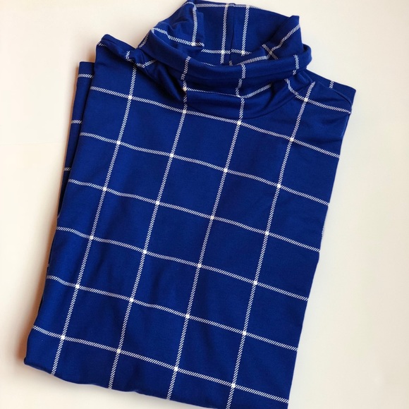 Blue Turtle Neck Top - Picture 2 of 4